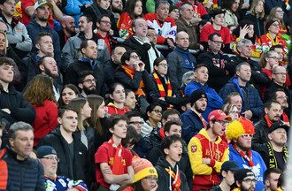 Match électrique également dans les tribunes