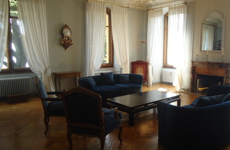 Le salon de lecture du château