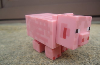 Le cochon Ted, du jeu vido Minecraft