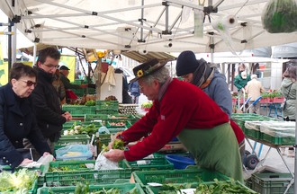 Marché de Neuchâtel, le 06.04.19.