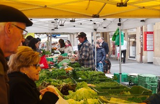 Marché de Neuchâtel, le 06.04.19.