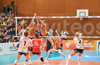 NUC - Aesch Pfeffingen, acte II de la finale des play-off de Ligue A de volleyball
