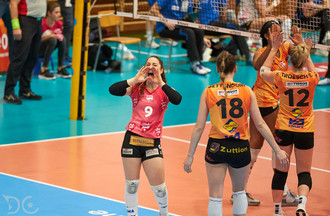 NUC - Aesch Pfeffingen, acte II de la finale des play-off de Ligue A de volleyball