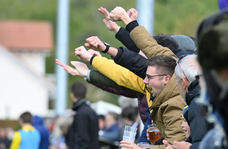 La joie de ses fervents supporters
