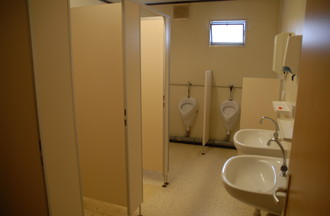  Les toilettes.