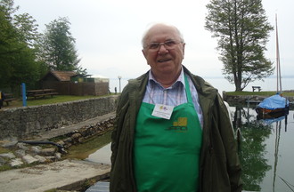 Bernard Hauser, président du Jardi-Fan-Club