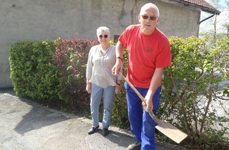 Roger et Suzanne ont relevé le défi en nous apportant un gazon