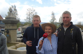 Simon Kammer président de commune et Steve Jean-Mairet président de l'ADP