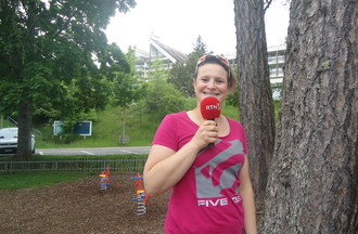 Lise la présidente du comité d'organisation de la fête du 1er août