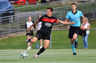 Le capitaine du FC Courgenay Adrien Jeker