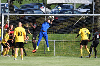 Jordan Hantz intervient dans les buts du FC Courgenay