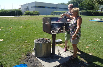 Avec François nous devions faire des grillades