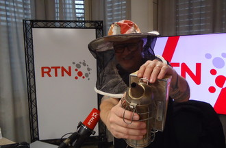 Florian en apiculteur