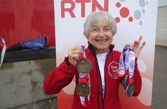 Gisèle Ceppi la médaillée aux jeux mondiaux des transplantés