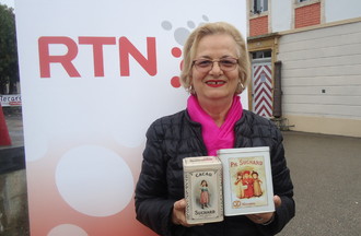 Lucie la gagnante du défi, elle nous a apporté du chocolat