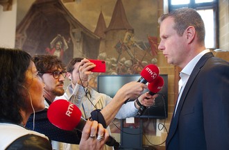 Nicolas Ruedin, président du PLR neuchâtelois.