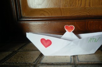 Le bateau en papier de Carmen de Corcelles est le gagnant 