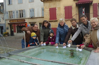Le défi de Florian a été relevé, nous devions faire des bateaux en papier