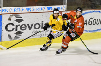 Yoan Vallat aux prises avec Cyril Taillard