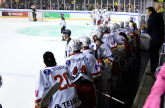 Le banc du HC Bienne