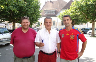 Sylvain, Michel Rossi et José
