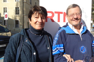 Cosette et Pierre-André Virgilio qui nous ont apporté leur absinthe