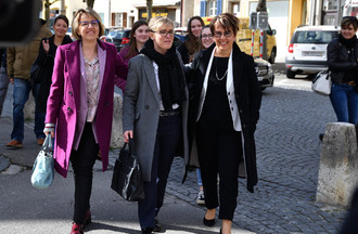 Elisabeth Baume-Schneider, Rosalie Beuret Siess et Nathalie Barthoulot