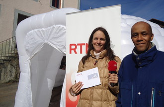 Sandrine et Daniel les gagnants du blind-test