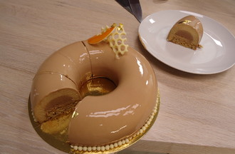 Le déilcieux gâteau préparé par Olivier, on s'est régalé