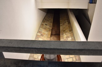 L'arrivées du canal dans l'ancien bâtiment de la Tana.