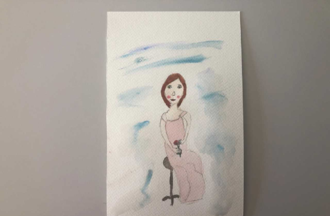  La photo gagnante, la peinture de Ipek