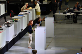 Sandra Roulet-Romy à la tribune
