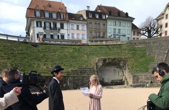 Photos du tournage de la vidéo du teaser, du roman La Dormeuse