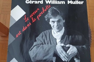 La pochette du disque de Gérard William, sorti dans les années 80