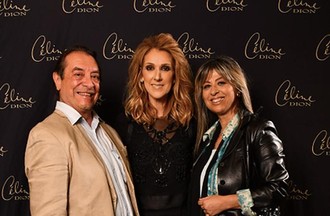 Avec Céline Dion 