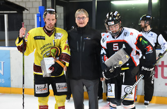 Nicolas Boillat (à gauche) et Arthur Pouilly ont été désignés meilleurs joueurs de leur équipe