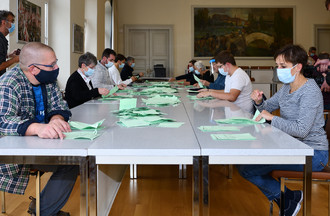 Elections cantonales : dépouillement à Delémont