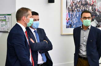 David Eray, Jacques Gerber et Martial Courtet