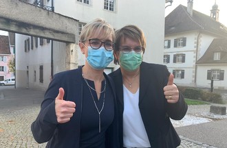 Rosalie Beuret Siess et Nathalie Barthoulot, les deux candidates PS, sont réélues