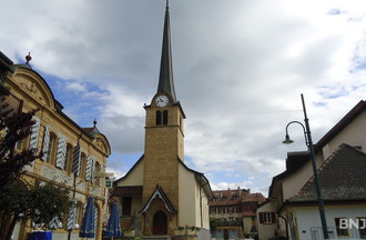 Le temple de Cortaillod