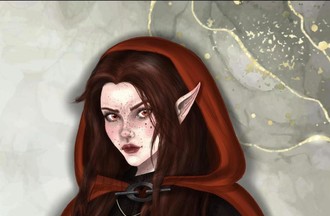 Yuna la jeune Fae  - dessins Julie Besson 