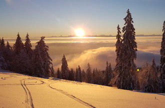 Entre ciel et neige grâce à Emmanuel à Tête-de-Ran