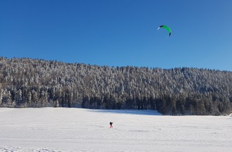 Christine dans la vallée de La Sagne