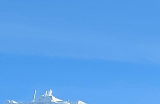 Jeanne est montée en peau de phoque jusqu'au Chasseron