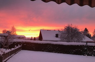 Le ciel était en feu chez Nicole à La Chaux-de-Fonds