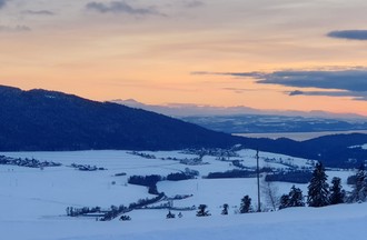Magnifique vue prise aux Vieux-prés au Val-de-Ruz par Line