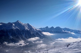 Annemarie en piste à Lenzerheide