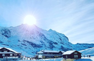 Valérie à la Kleine Scheidegg