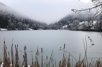 Fabrice au lac de Lucelle