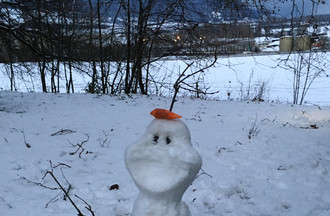Un bel Olaf fait par Adrien à Wavre